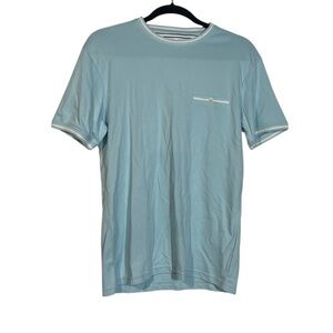 Denim & Flower Short Sleeve Tee Blue Size Small